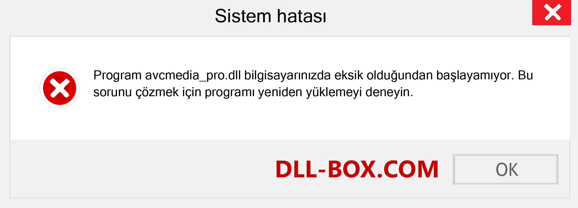 avcmedia_pro.dll dosyası eksik mi? Windows 7, 8, 10 için İndirin - Windows'ta avcmedia_pro dll Eksik Hatasını Düzeltin, fotoğraflar, resimler